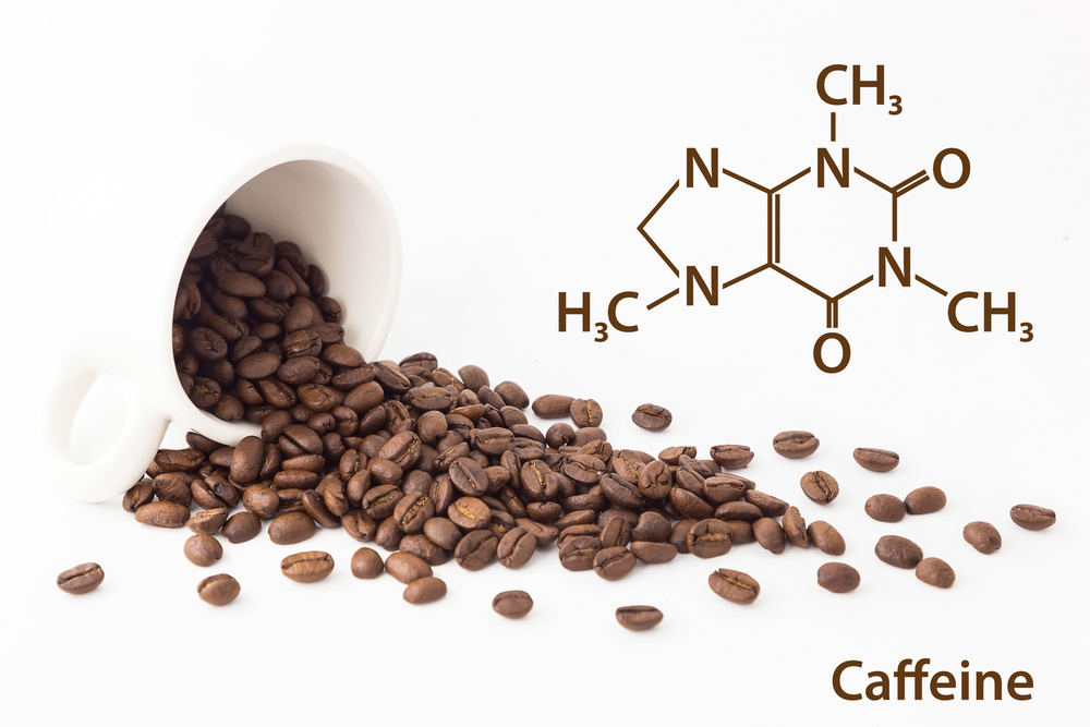 Chemický vzorec kofeinu
